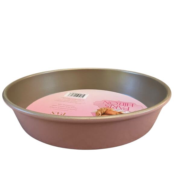 PARIS HILTON 9 inch Cake Pan Bakeware Pink Champagne Nonstick Heavy Duty New - Picture 13 of 13